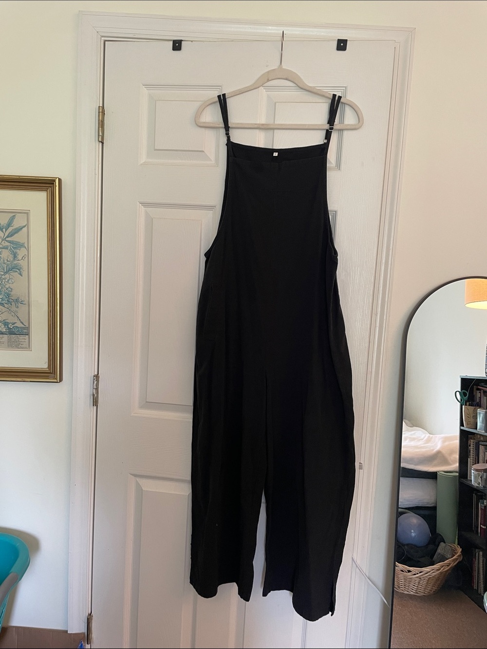 Black Women's Wide-Leg Jumpsuit